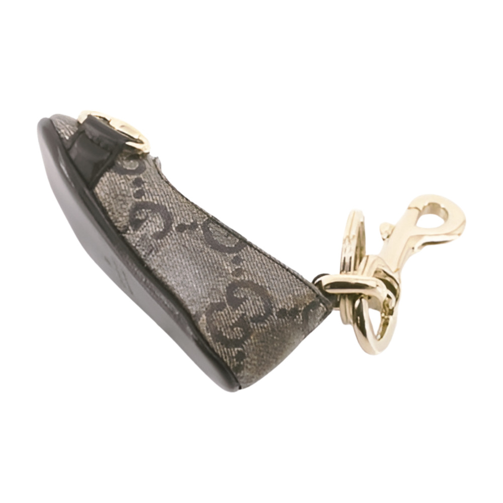 6532 - Gucci GG Supreme Ballet Shoe Key Chain Bag Charm